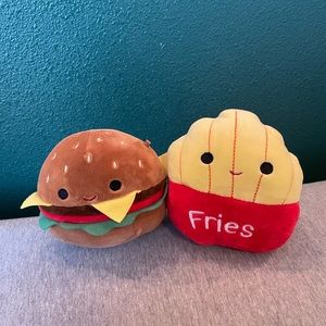 Burger and Fries Squishmallows 5”